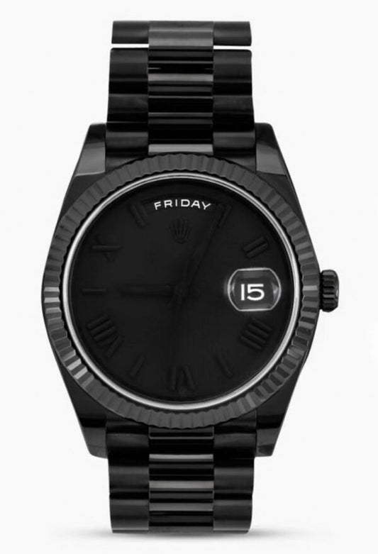 Automatic Rolex Day Date Full Black Magic Night Edition