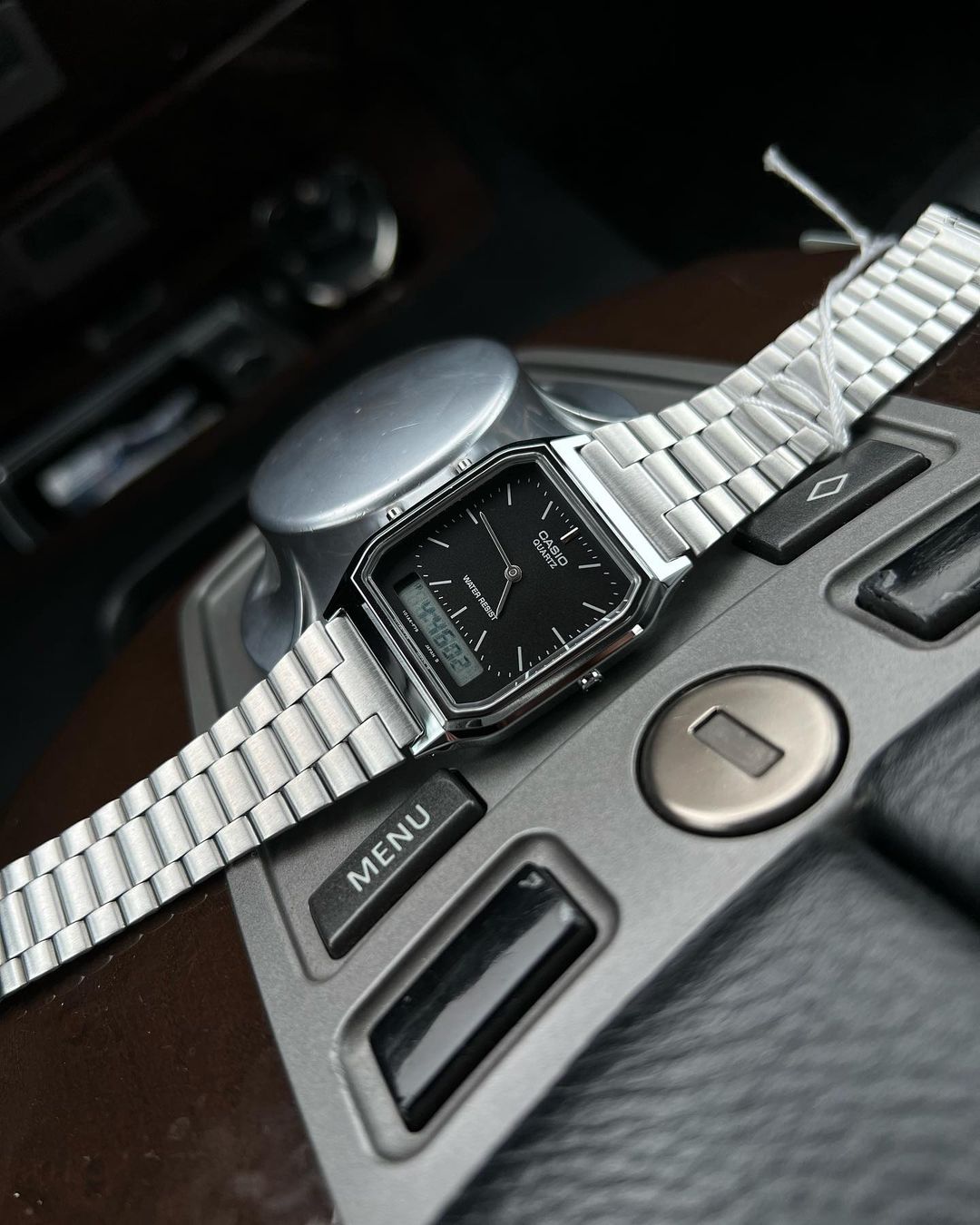 Casio AQ-230 Black Dial