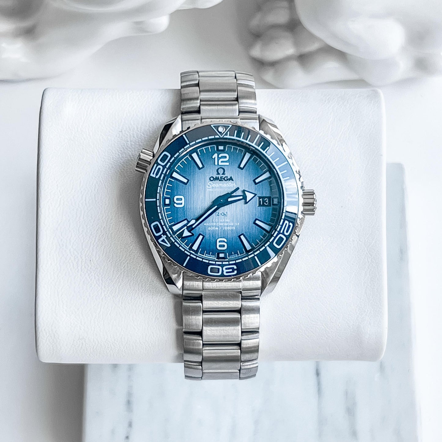 Omega Seamaster Planet Ocean Summer Blue Complete
