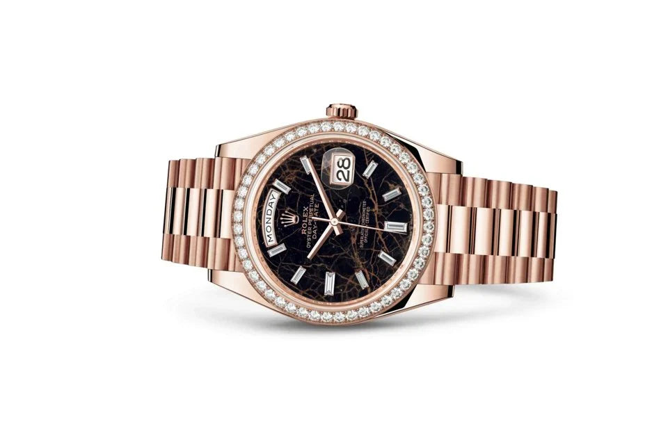 Rolex Day-date 40MM Everose Gold Eisenkiesel