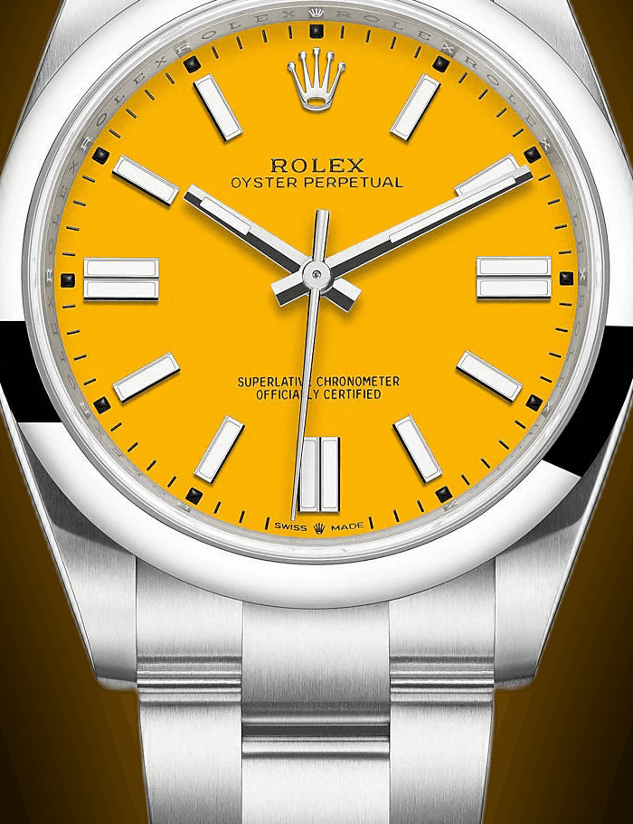Rolex Oyster Perpetual 41 Yellow Dial