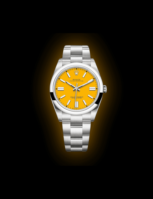 Rolex Oyster Perpetual 41 Yellow Dial