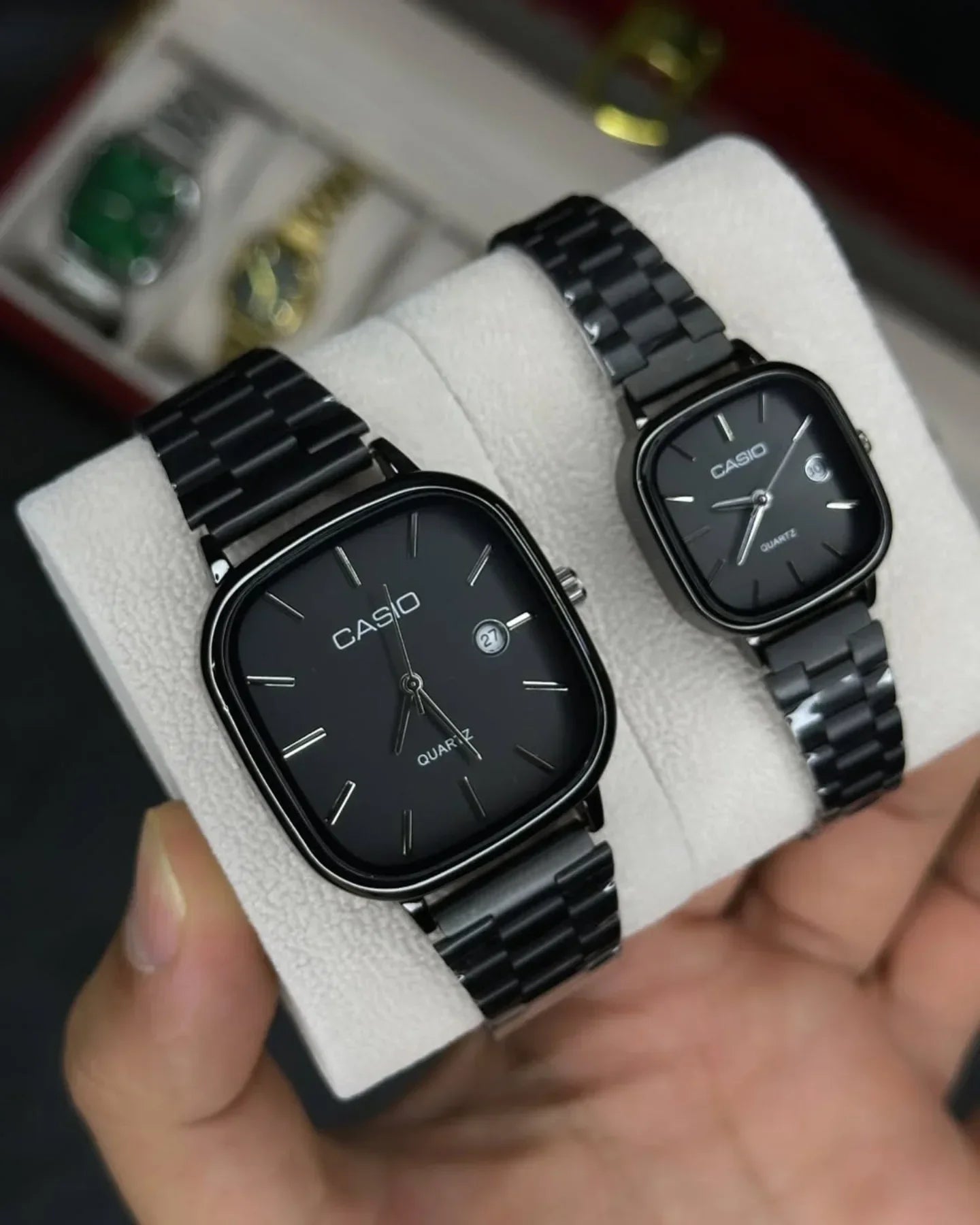 Casio Couple Set Watches – His & Hers Matching Luxury Timepieces ⌚✨ (Limited Edition!)