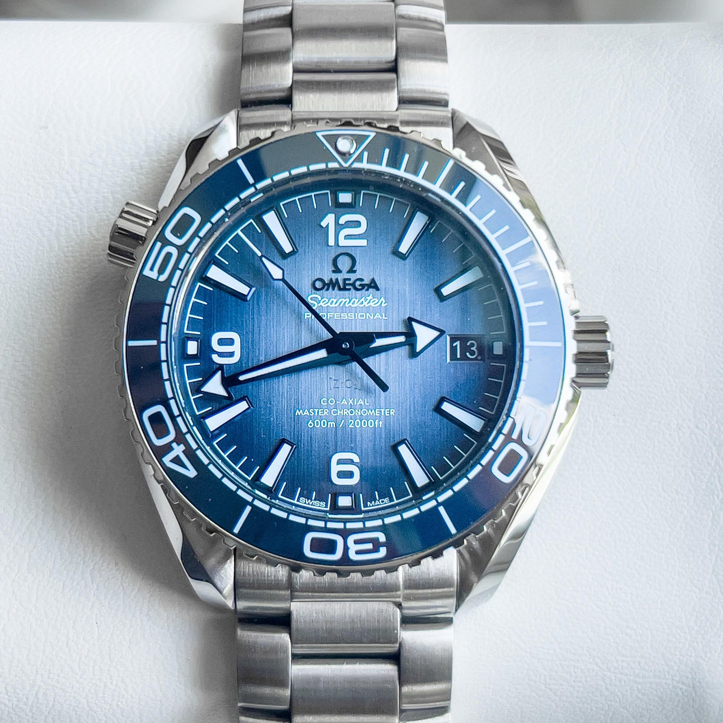 Omega Seamaster Planet Ocean Summer Blue Complete