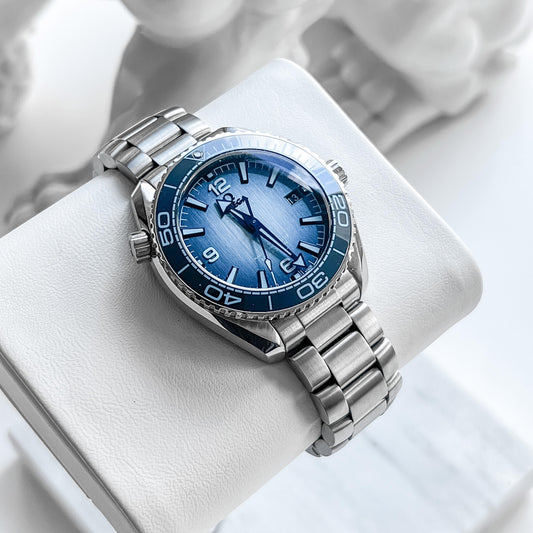 Omega Seamaster Planet Ocean Summer Blue Complete