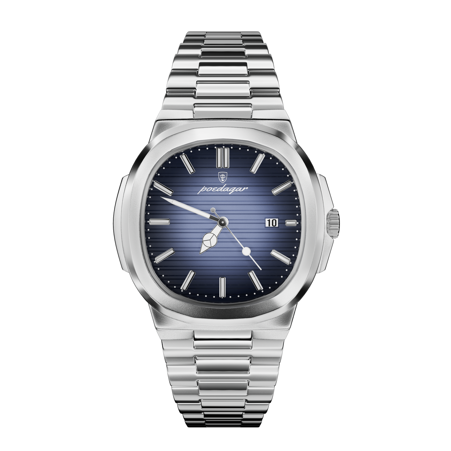 Poedagar Nautilus White 41mm
