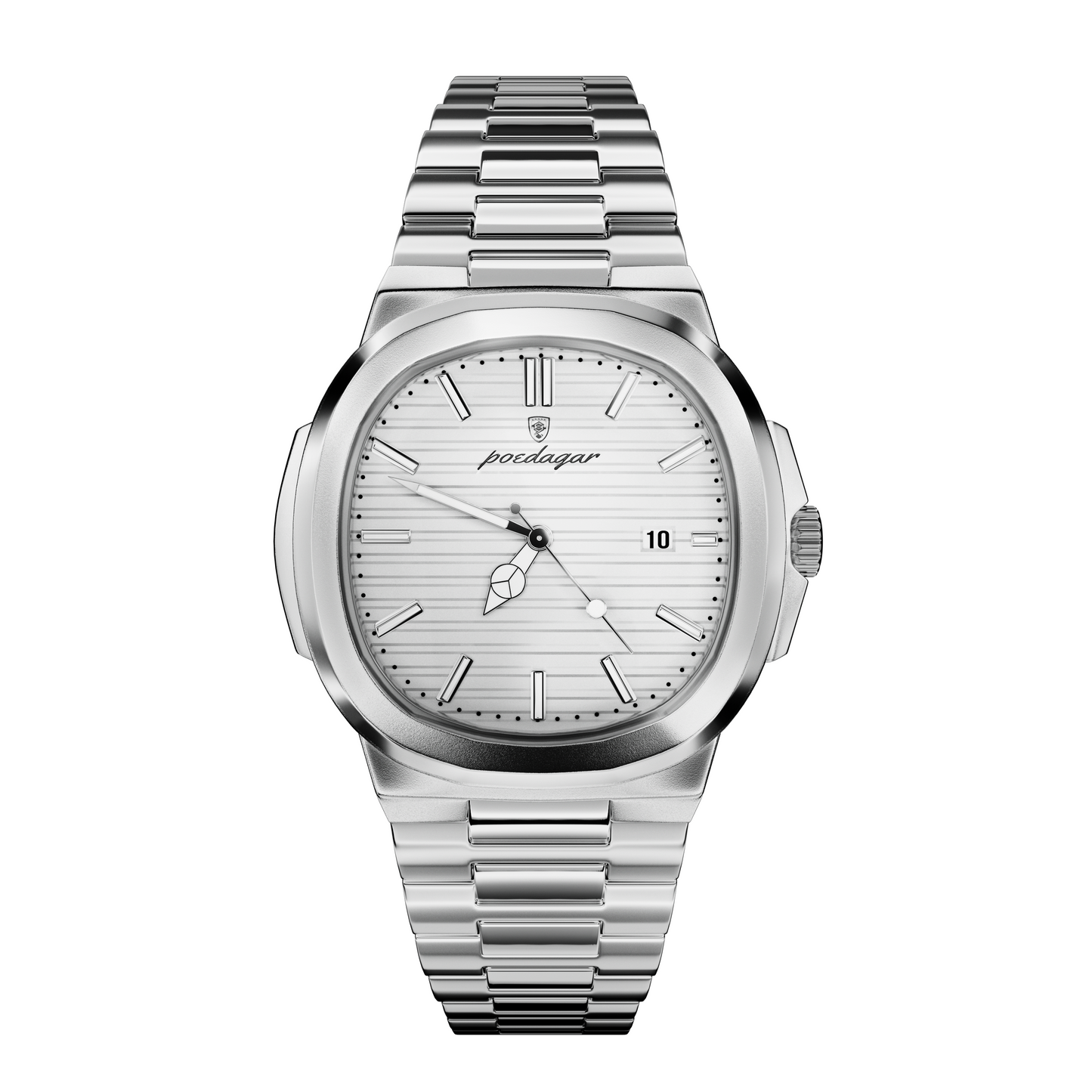 Poedagar Nautilus White 41mm
