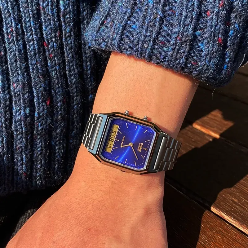 Casio  AQ-230 Blue Dial
