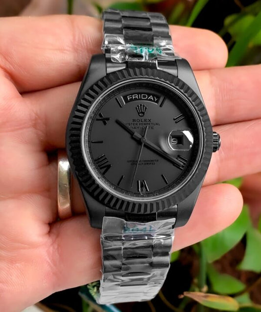 Automatic Rolex Day Date Full Black Magic Night Edition