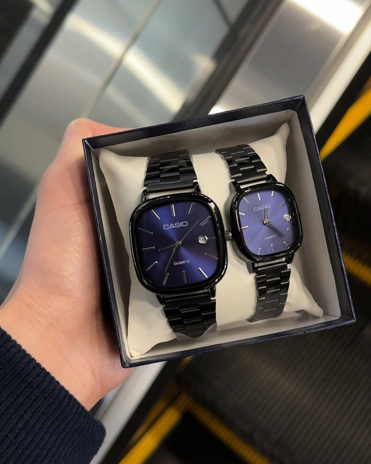 Casio Couple Set Watches – His & Hers Matching Luxury Timepieces ⌚✨ (Limited Edition!)