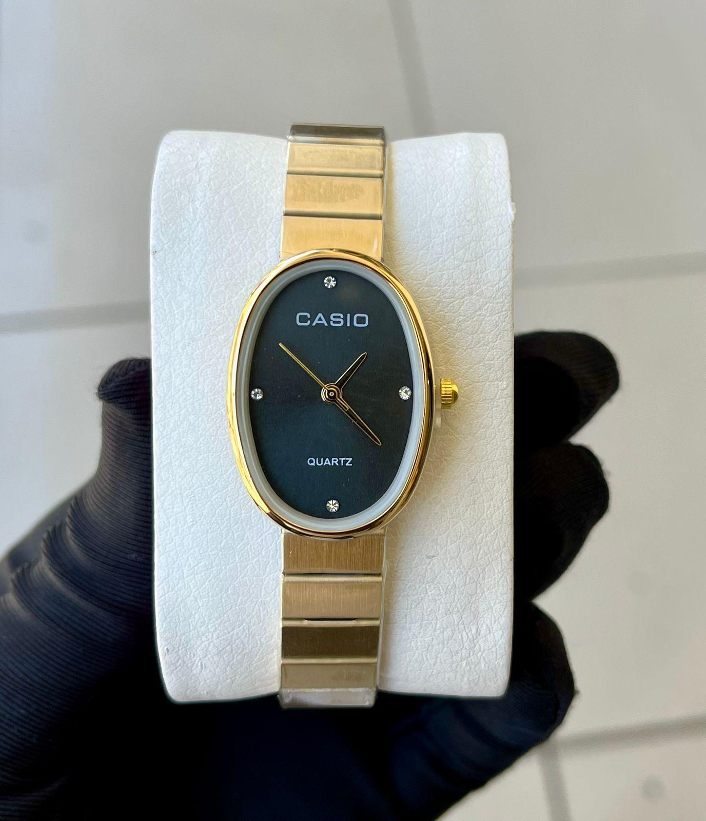 Casio Elegance - Stylish Oval Watches for Women | Japanese Quartz, Stainless Steel | Gift Ready