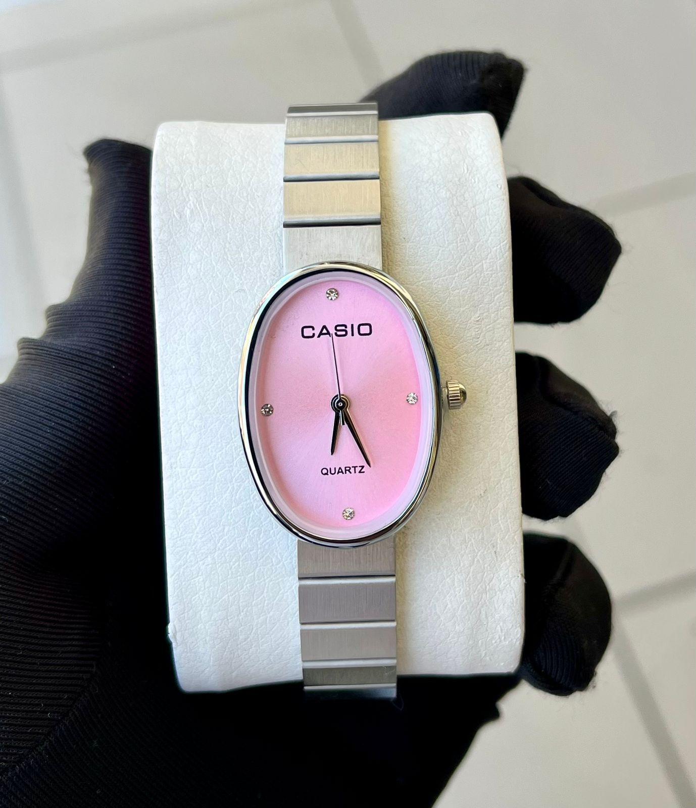 Casio Elegance - Stylish Oval Watches for Women | Japanese Quartz, Stainless Steel | Gift Ready