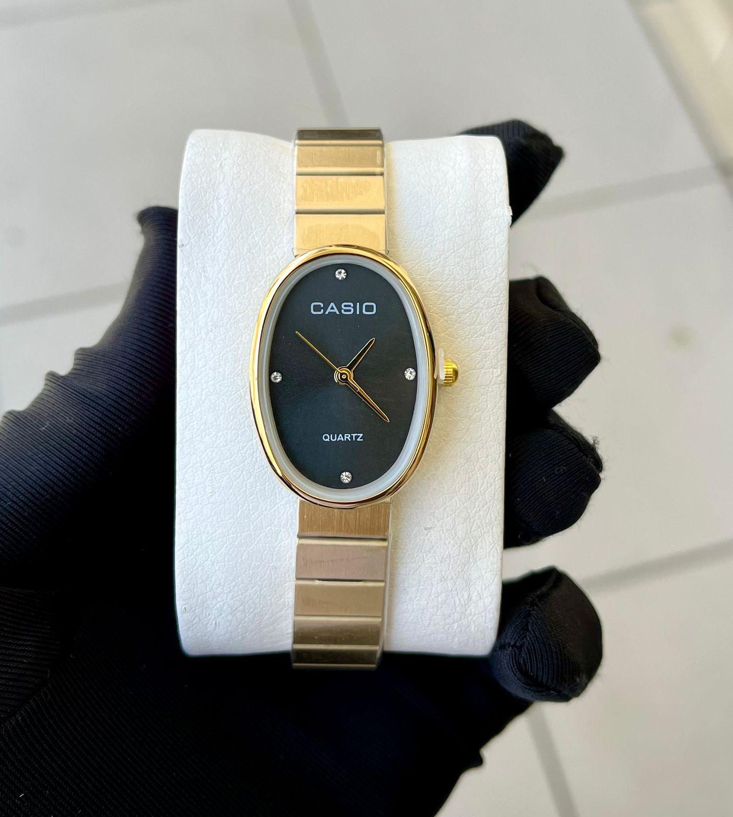 Casio Elegance - Stylish Oval Watches for Women | Japanese Quartz, Stainless Steel | Gift Ready