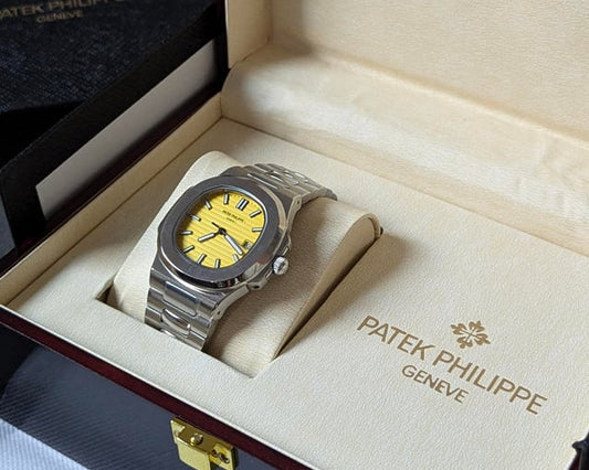 Patek Phillippe Nautilus Yellow Dial | Mens Watches