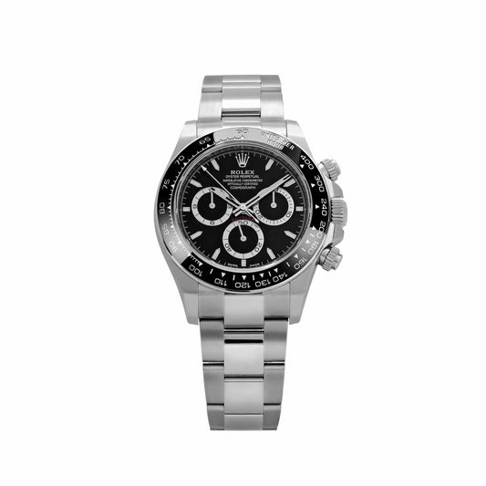 Super 1:1 Rolex Daytona 40mm Stainless Steel Black Dial
