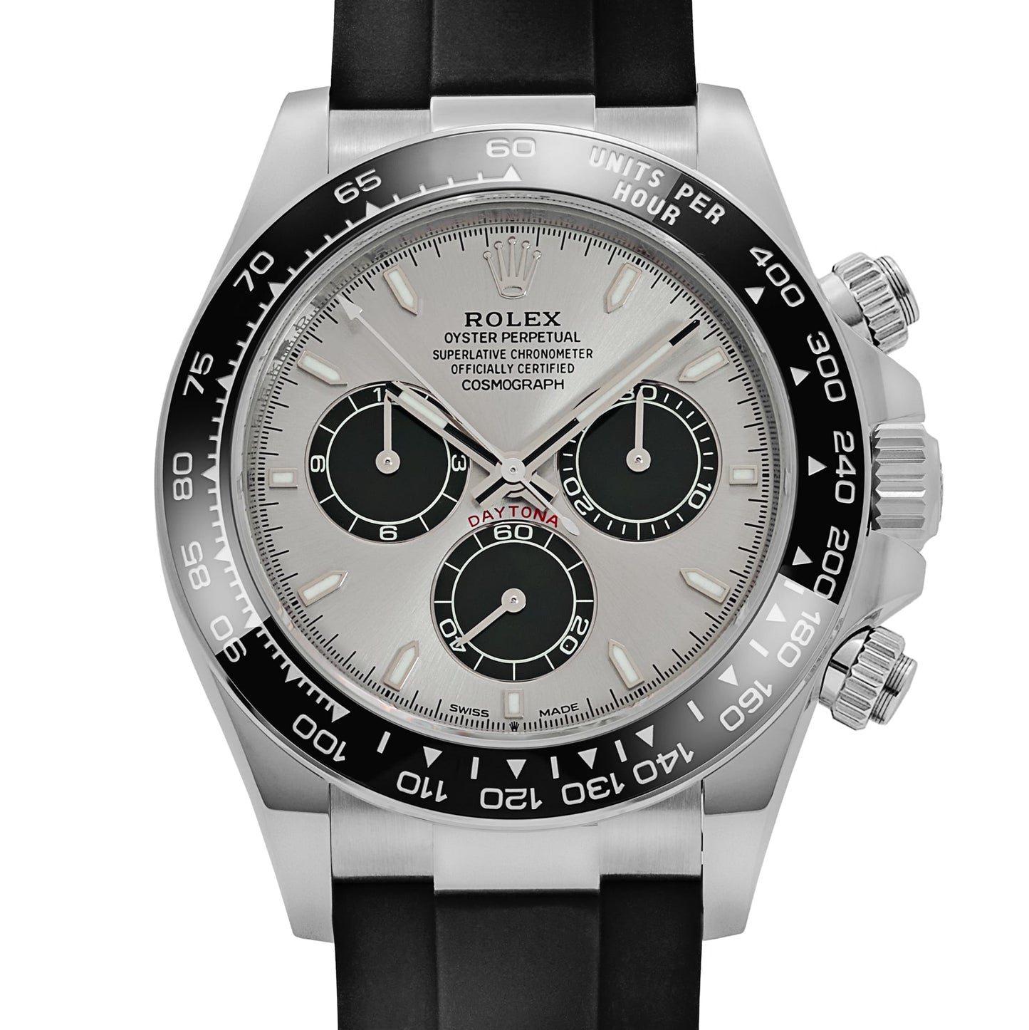 Rolex Daytona 'Ghost' White Gold Steel and Bright Black