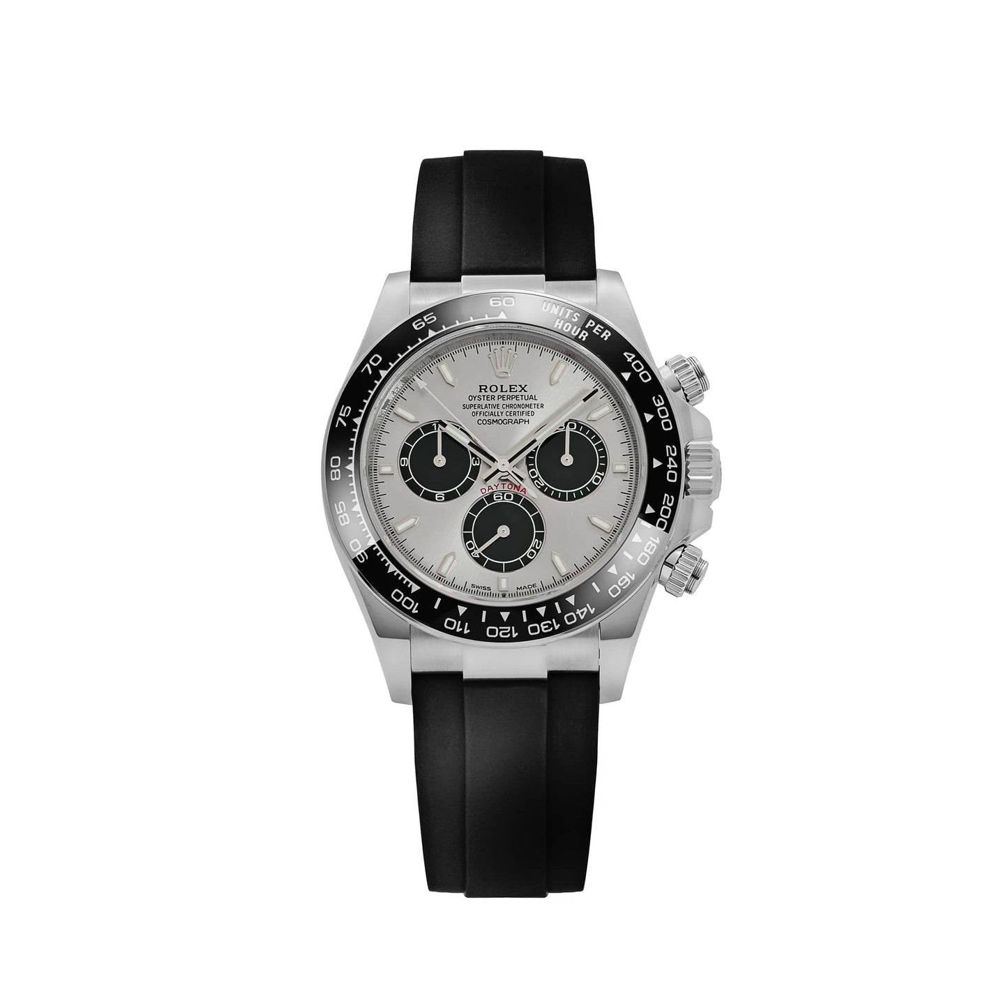 Rolex Daytona 'Ghost' White Gold Steel and Bright Black