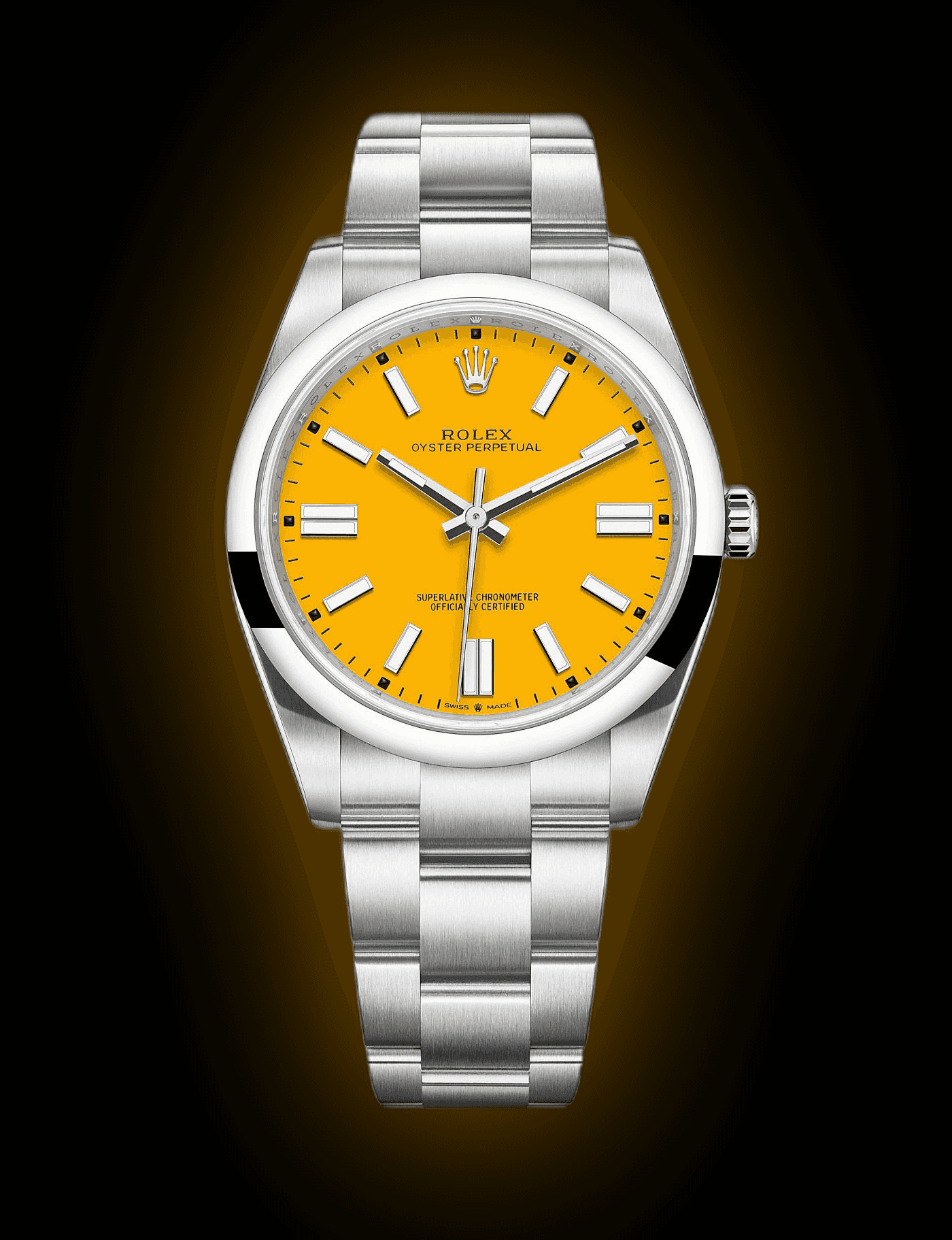 Rolex Oyster Perpetual 41 Yellow Dial