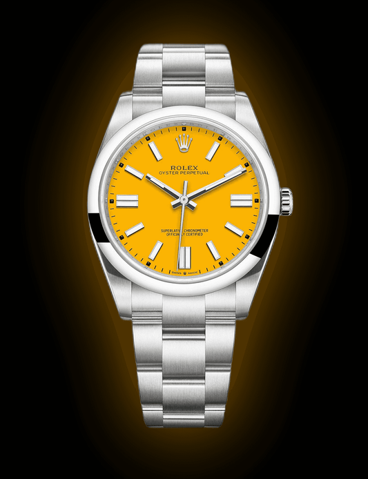 Rolex Oyster Perpetual 41 Yellow Dial
