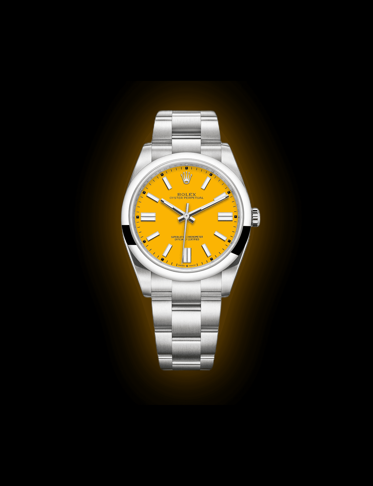 Rolex Oyster Perpetual 41 Yellow Dial